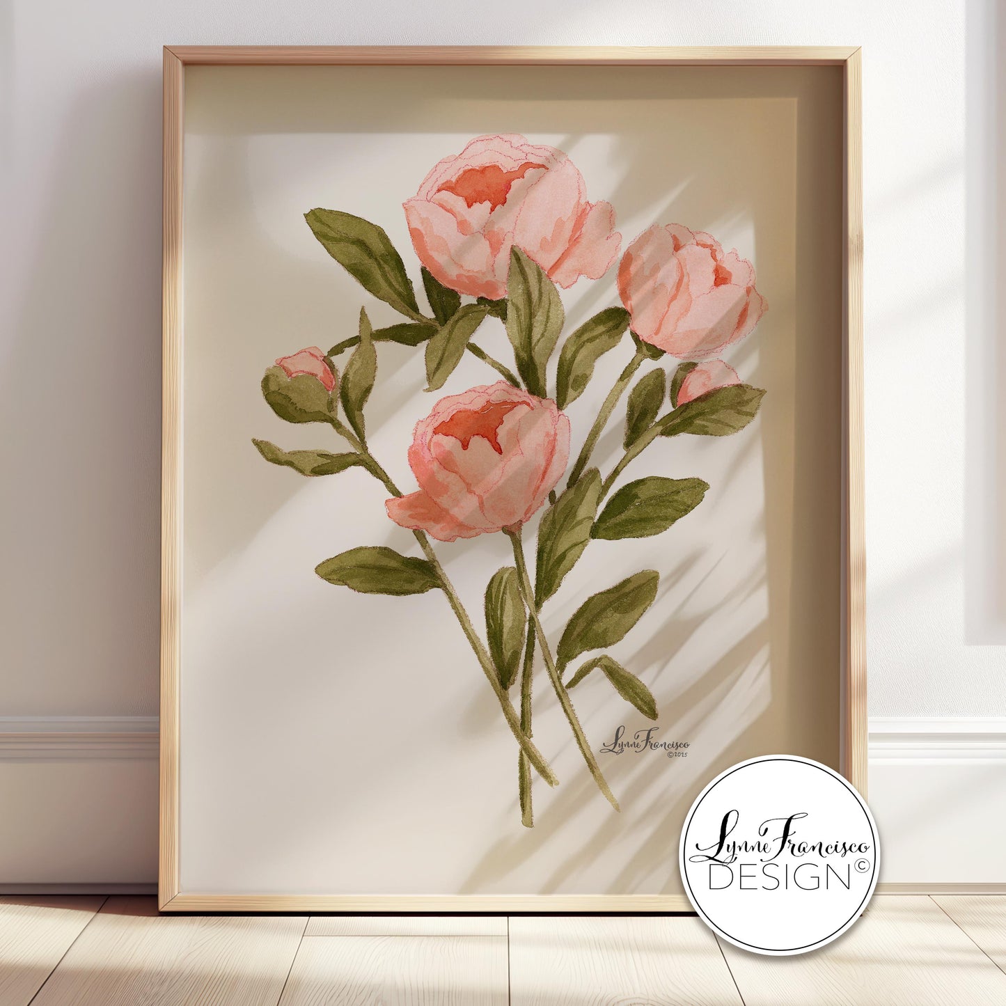 Watercolor Floral Fine Art Print #2501OGC