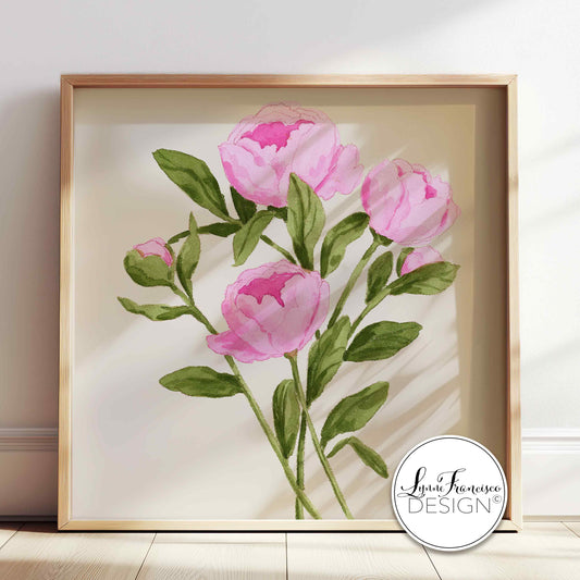 Watercolor Floral Fine Art Print #2501PGC