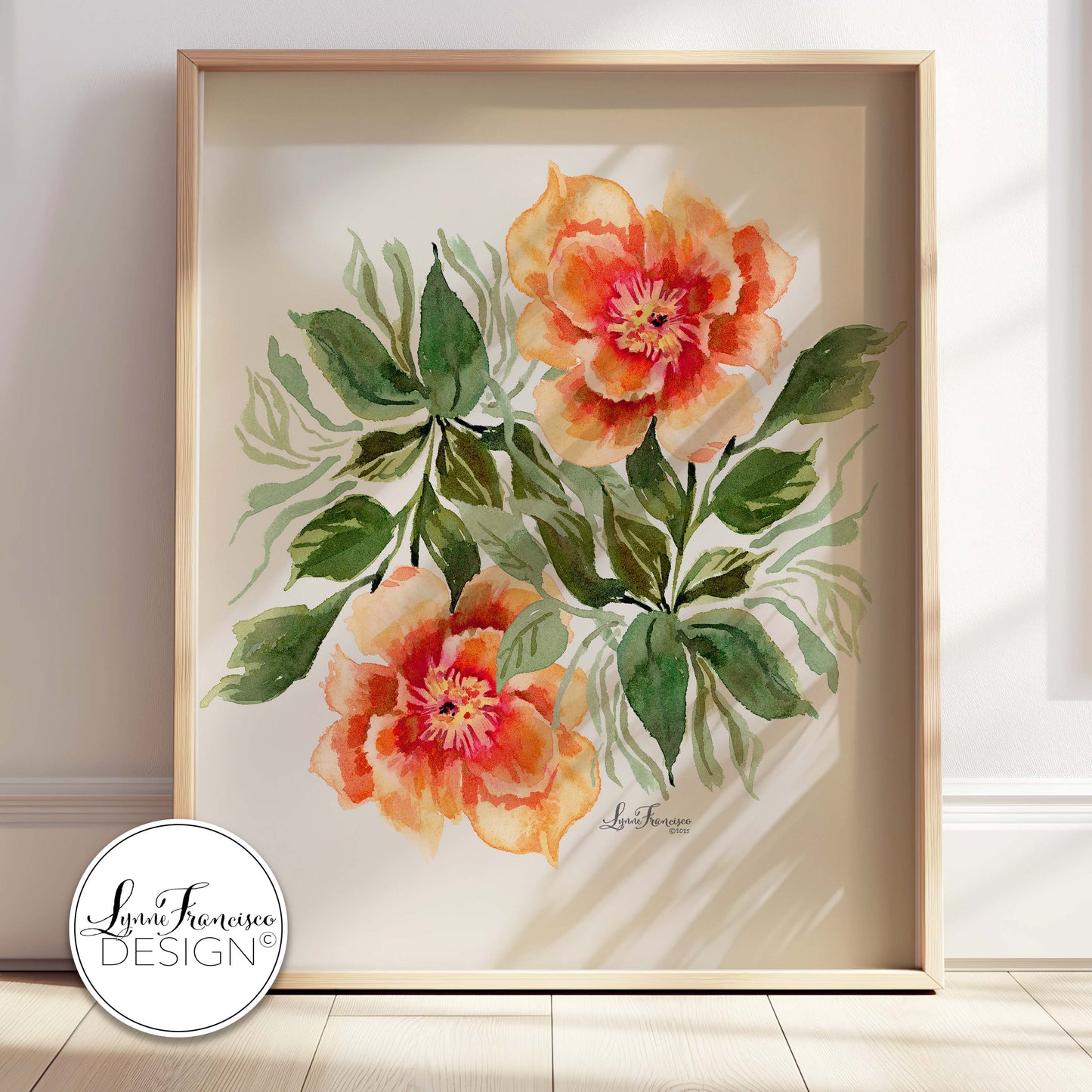 Watercolor Floral Fine Art Print #2503OC