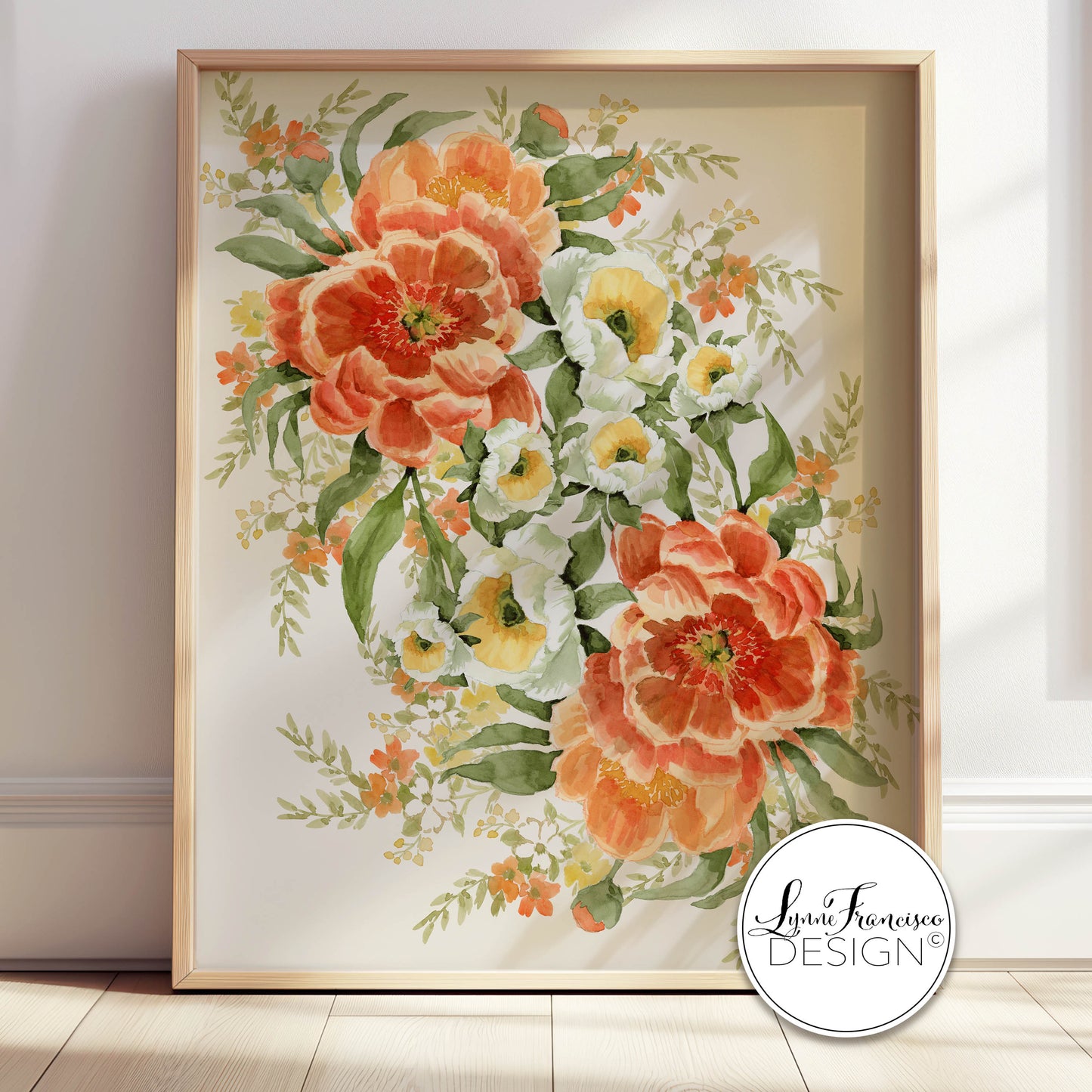 Watercolor Floral Fine Art Print 2512O