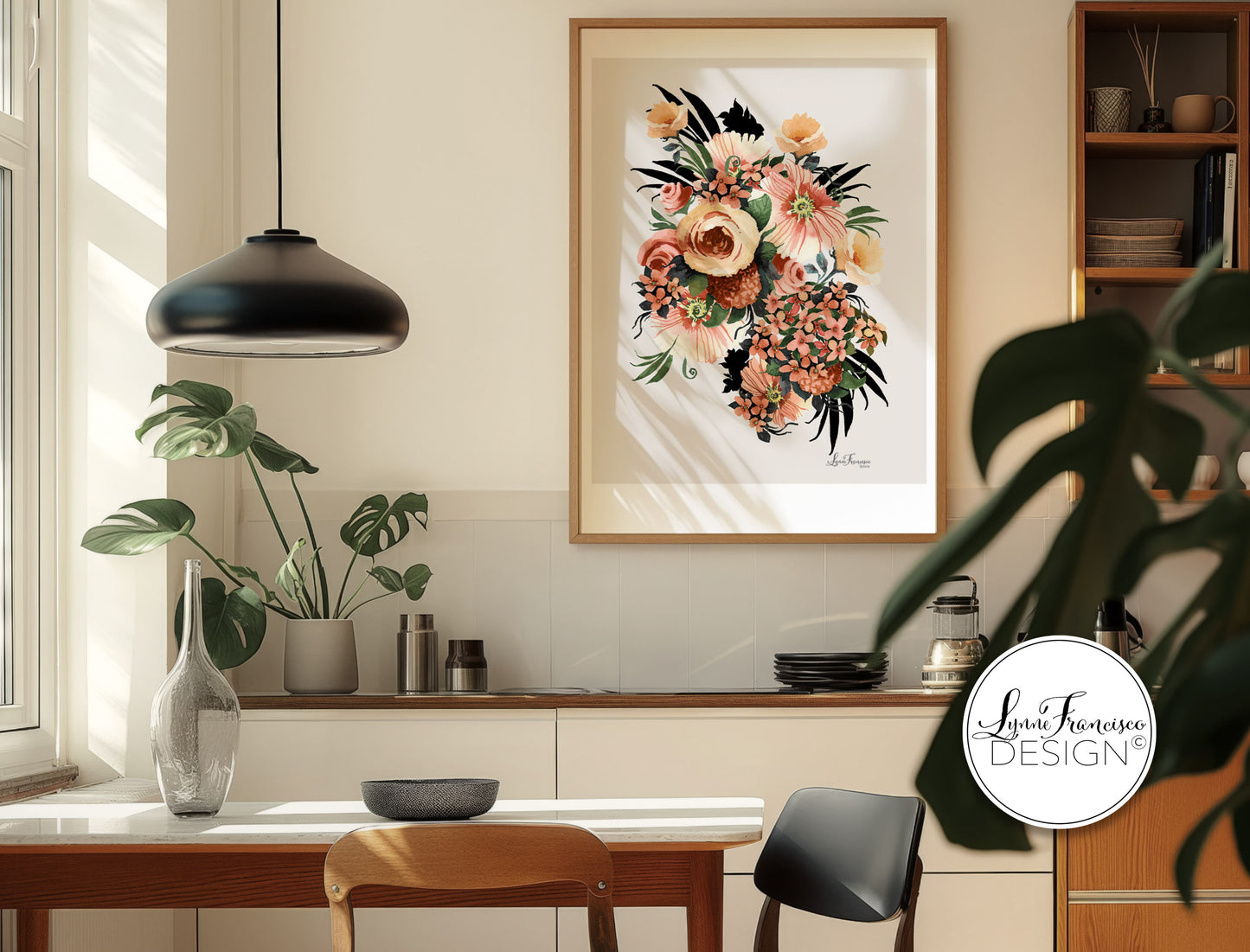 Watercolor Floral Fine Art Print 2508AC