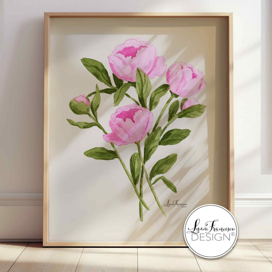 Watercolor Floral Fine Art Print #2501PGC