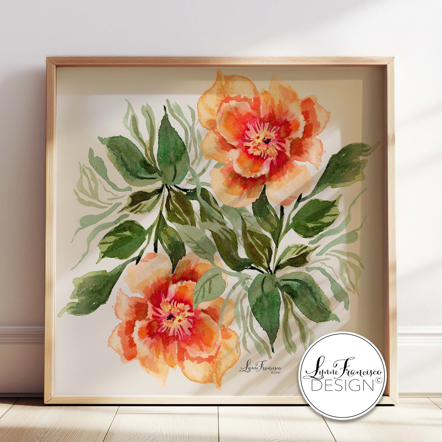 Watercolor Floral Fine Art Print #2503OC
