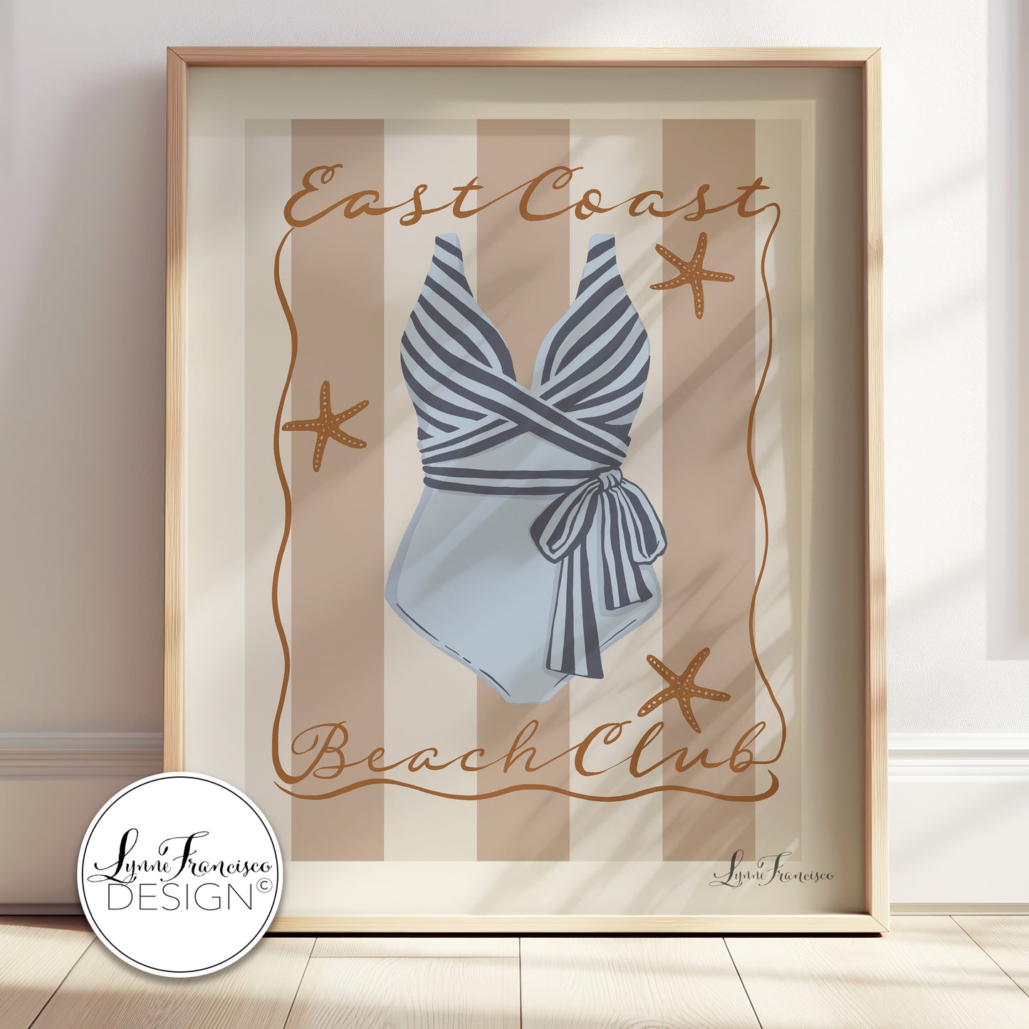 East Coast Beach Club Fine Art Print 2615ECBC1