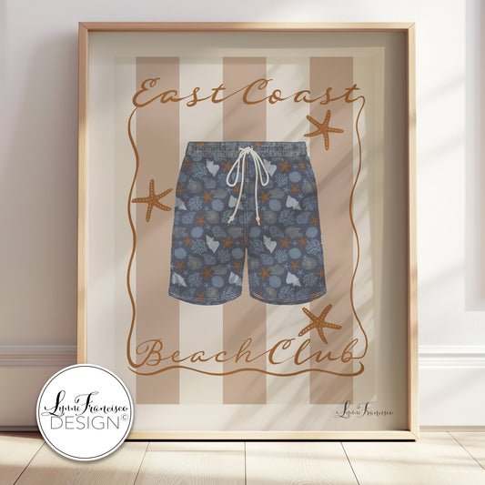 East Coast Beach Club Fine Art Print 2615ECBC2