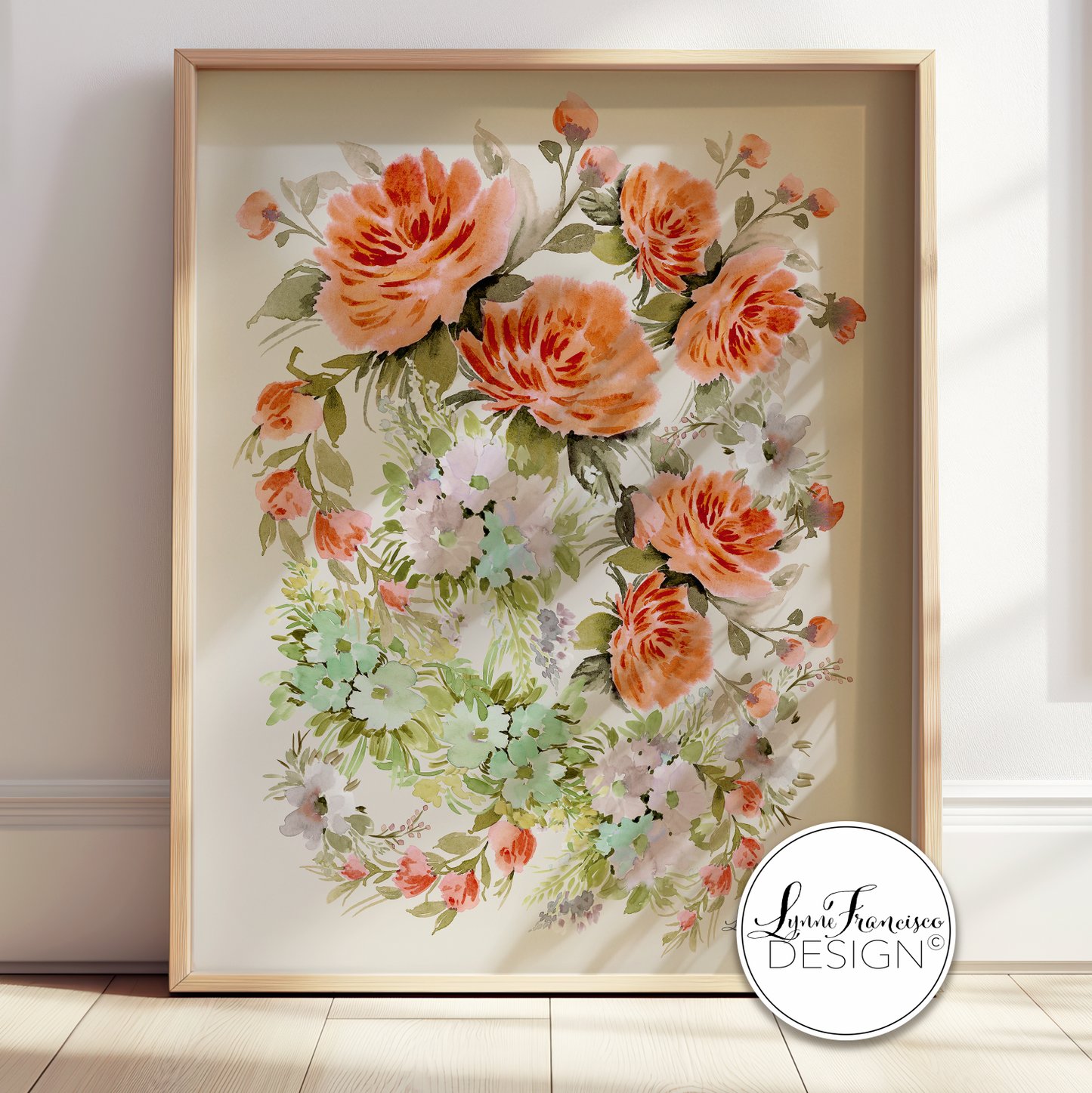 Watercolor Floral Fine Art Print 2510CO